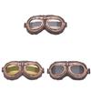 Harley Retro Copper Style Motorcycle Goggles With Adjustable Nose Pads For Outdoor Riding Enthusiasts