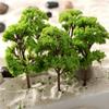 Architectural Model tree Scenery Layout Green Plastic Accessories Wargame
