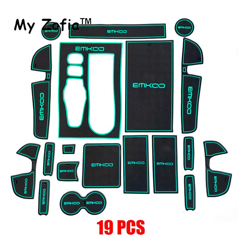 For GAC Trumpchi EMKOO 2023 2024 2025 Gate Slot Cup pad Door Groove Mat Non-slip Protective Interior Rubber Coaster Accessories
