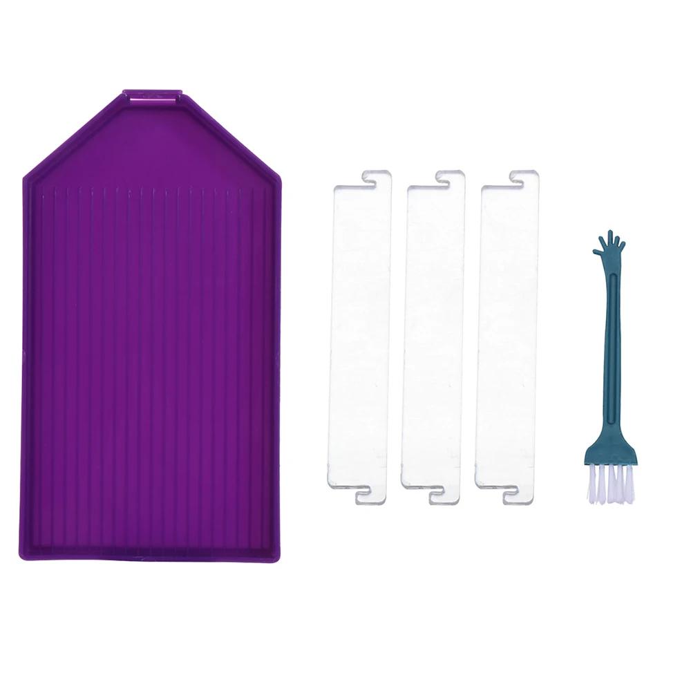 Large Capacity Diamond Painting Tray Plastic Drill Plate Cross Stitch Embroidery Diamond Painting Nail Art Beads Storage Tray