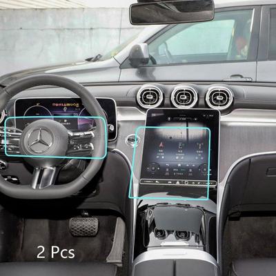 Tempered Glass Screen Protector Film For Mercedes Benz GLC 260 300  2024 Car Center Radio GPS Navigation Intrument