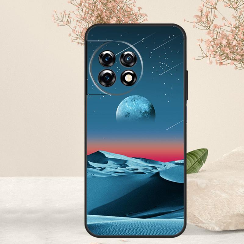 Moon Stars Space Case For OnePlus 15 13 12 11 13T 13R 12R 15R 10T 8T 10 Pro Nord 5 CE 4 3 2 Lite N20 N30 Cover