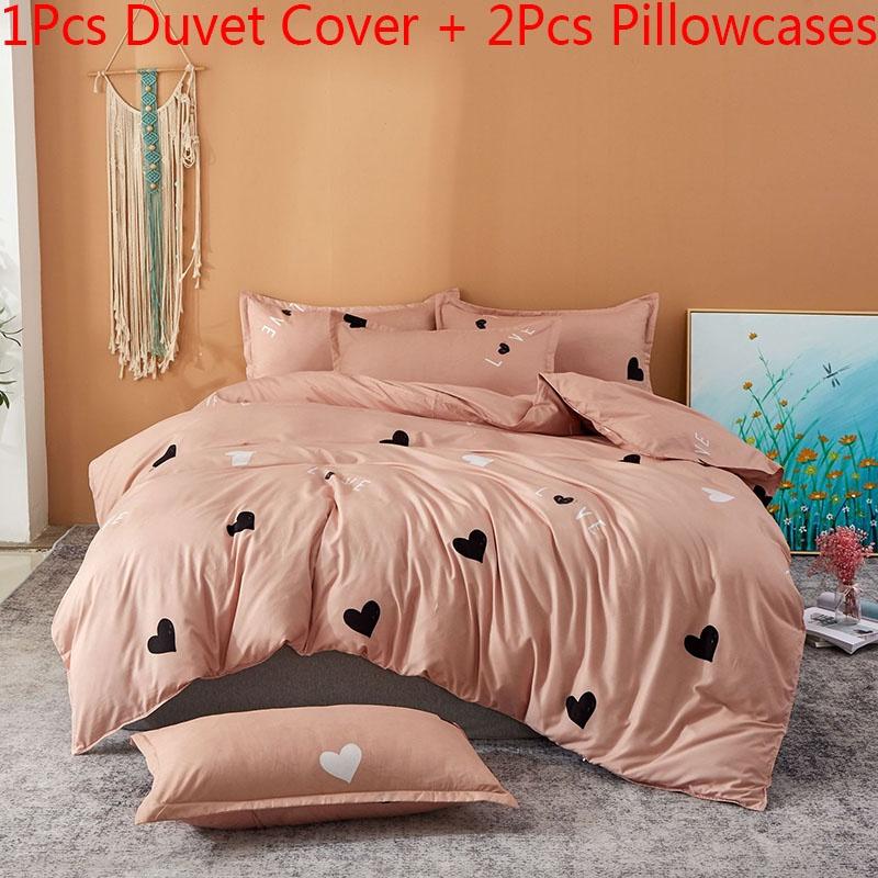Elegant Floral Bedding Set With Beautiful Print Duvet Cover And Pillowcases For Single And Queen Beds