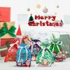 24pcs Drawstring Christmas Gift Bags Foil Gift Bags Durable Decorative Gift for Kids Holiday Celebrations