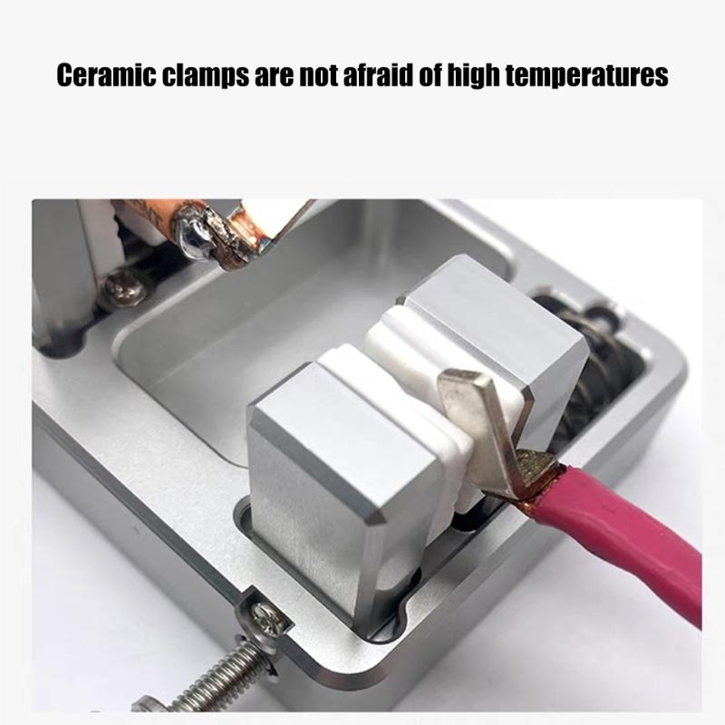 Welding Wire Fixture Thickened Cable Clamp Nonslip Soldering Wire Holder For Electrical Component Assembly