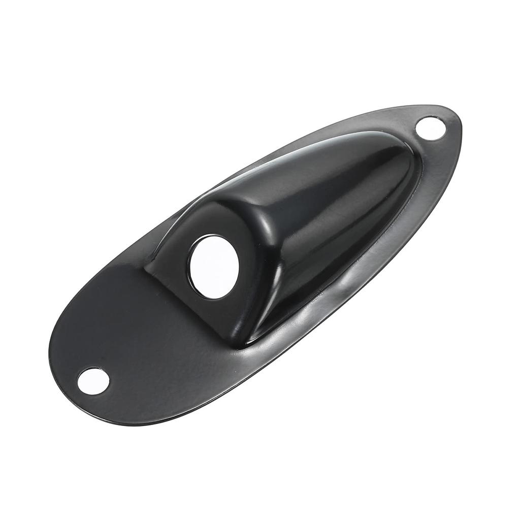 uxcell Guitar Input Jack Socket Plate Output Load Jack Black Replacement Parts for Electric Guitar