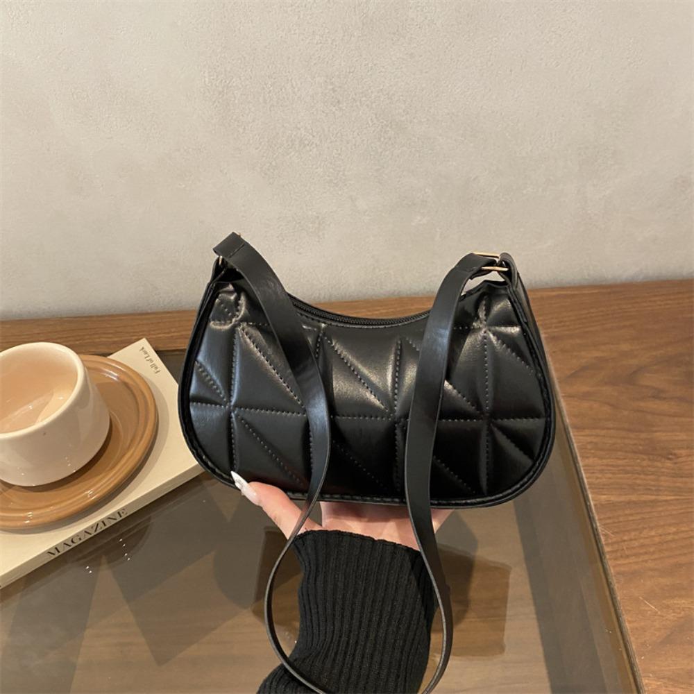 Niche Design Casual Handbag, Vintage Simple Shoulder Underarm Bag Fashion Daily Commute Crossbody Purse