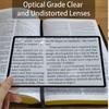 3X Magnifier Magnifying Pvc Plastic Sheet Easy Handhold Full Page Reading Aid Low Vision For Books Reading Newspaper 180*120Mm