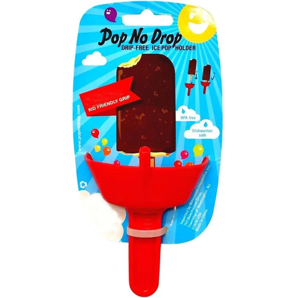 Double Drip Proof Popsicle Holder Anti-flow Ice Cream Bracket Anti-drip Tray Portable Popsicle Protectors Kids Home Necessity