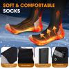 APP Controlled Heated Socks Wireless Heat Unisex Black Pair Rechargeable Adjustable Temperature Smart Long Socks for Outdoor Camping 5000Mah Battery