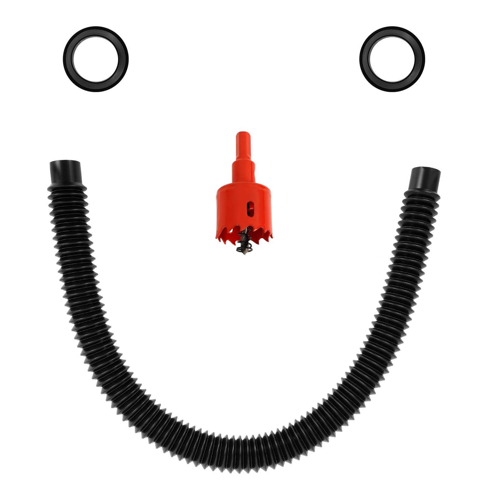 

Соединительный шланг для дождевой бочки последовательное соединение ведро труба соединитель дождевой перелив удлинительный комплект уличный садовый водяной коннектор чёрный