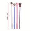 De volta às aulas temporada 10pcs 0,5mm caneta de gel de gatinho criativo bonito papelaria desenho animado gato caneta à base de água material de escritório caneta de assinatura