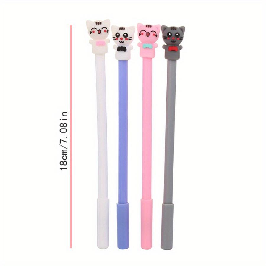 Înapoi la școală sezon 10 buc 0,5 mm creativ pisoi stilou gel papetărie drăguț pisică de desene animate stilou pe bază de apă rechizite de birou stilou semnătură