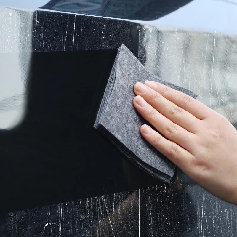 Nano Sparkle Cloth Car Scratches Rags Repair Tools Multifunction Nano Magic Cloth Scratch Remover Scratch Repair Accessories