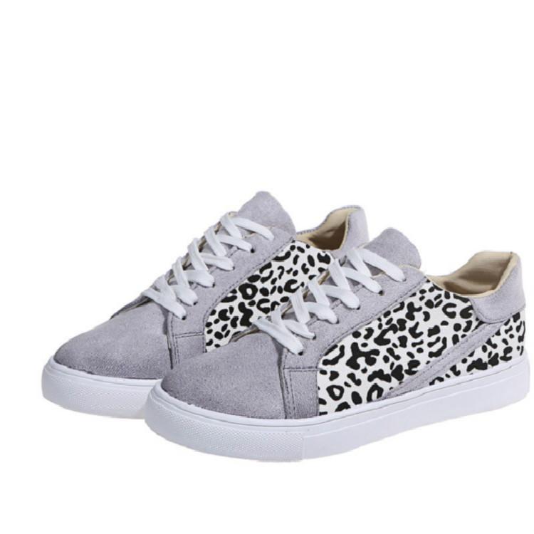 leopard canvas shoes