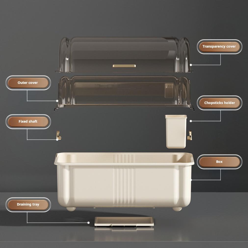 Bowls Chopsticks Countertop Dinnerware Plates Dish Drying Rack Drain Board Utensils Drainer Rack Storage Rack Cocina Accesorios