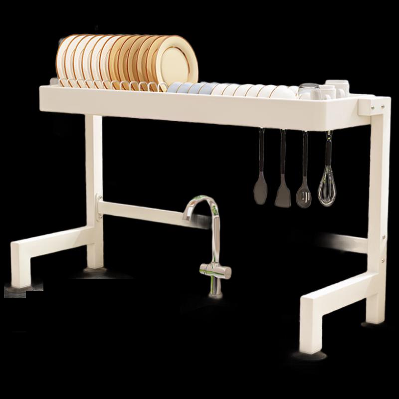 Multifunctional Carbon Steel Over-Sink Drain Rack