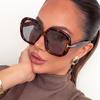 T-shaped large-frame sunglasses, new European and American fashion ins sunshade sunglasses, trendy street sunglasses for women