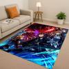 3D Sword Art Online SAO Cartoon Kirito Yuuki Asuna Living Room Non Slip Area Rug Soft Carpet for Bedroom Sofa,Home Decor Doormat