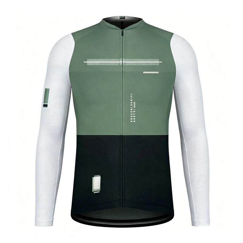 Spring and Autumn Team Long Sleeve Cycling Jersey Set Bib Pants Ropa Ciclismo Bicycle Clothing MTB Bike Uniform Men Clothes