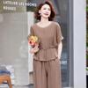 Women's Stylish Summer Short-Sleeve Two-Piece Set
