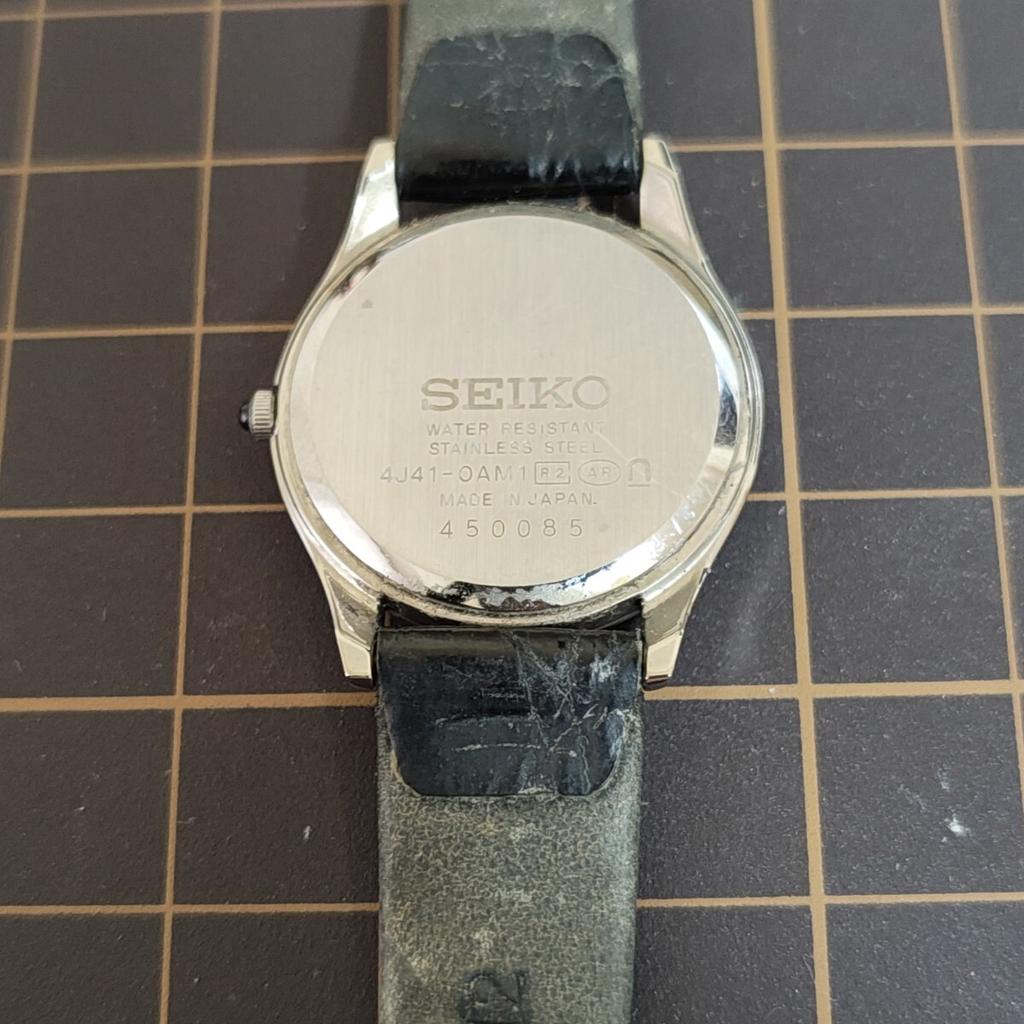 SEIKO Exceline Quartz Silver Watch Management [Working Condition] Ladies' 4J41-0AM1 (Watch K26Z)