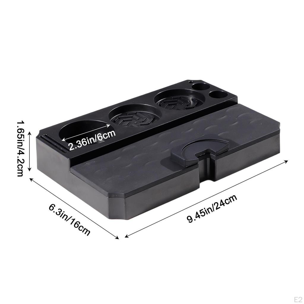 Coffee Tamping Station Tamper Stand and Portafilter Holder Durable Anti Skid Convenient for