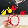 Kids Headband Non-Slip Base Stable Fit Spring Design Mark Flower Hand Decor Hair Hoop
