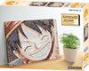 ENSKY ONE PIECE Mosaic Art [Luffy] 23.7 x 30.7 x 2.1 cm Artboard Jigsaw Puzzle, 366 Pieces, ATB-69