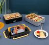 Portable 2 In 1 Electric Heated Lunch Box Stainless Steel Office Food Heating Warmer Container Heater Dual Use Home Car