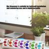 Wall Mountable Sticker Holder With 7 Compartments For Efficient Label Management In Office Retail Environment