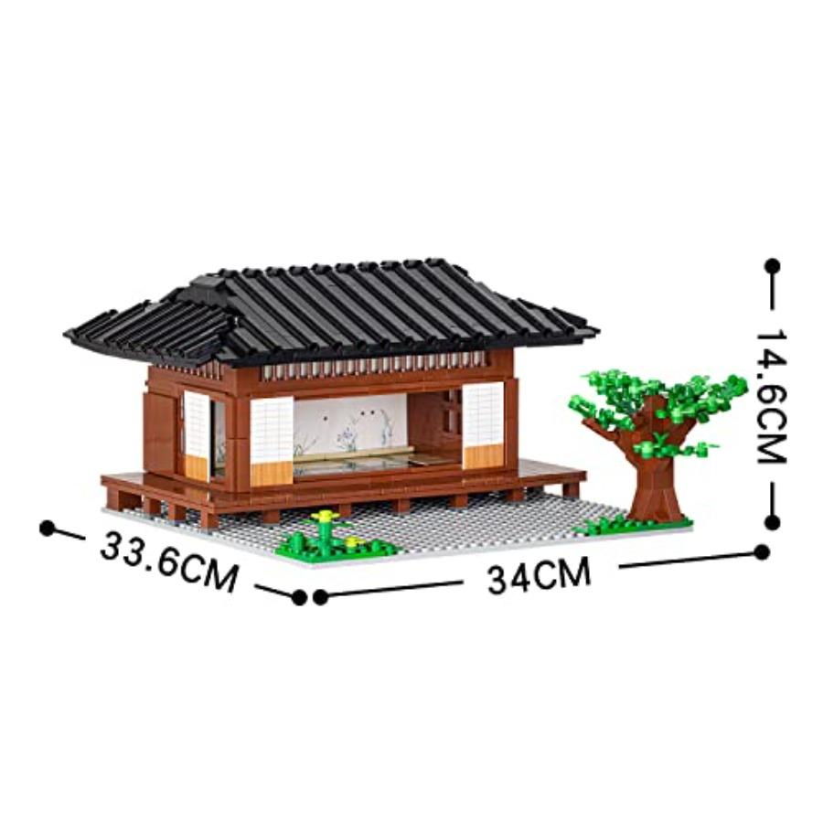 

MOC Anime Demon Slayer Butterfly Mansion Hashira Meeting Scene Building Set with 1131 Pieces Educational STEM Building Block To United States
