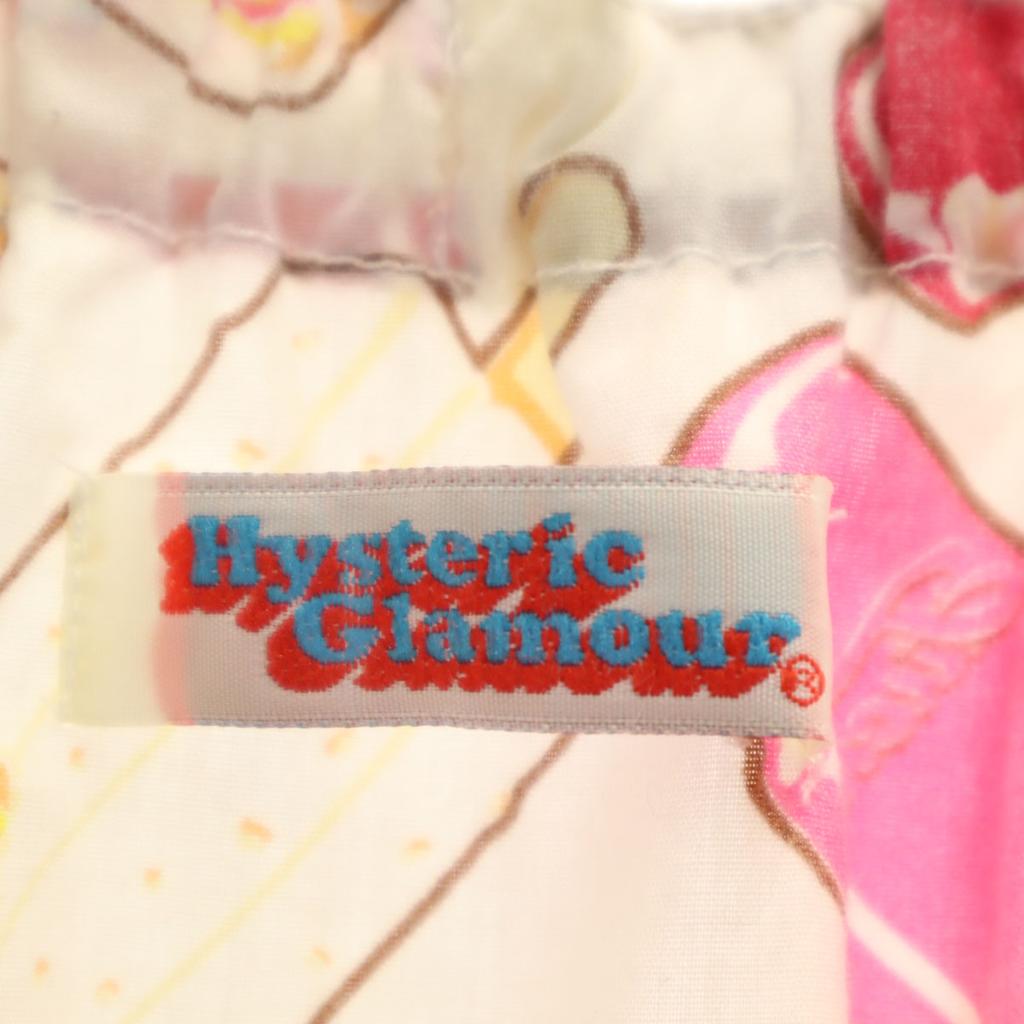 HYSTERIC GLAMOUR Overall Handle French Sleeve Mini Dress F Ice Cream Women Used