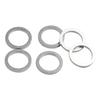 6PCS 90430-14M09-00 Oil Drain Plug Gasket, 90430-14228-00 Crush Washer Seal Ring Compatible with Yamaha Outboard F15 F20 F25 F30 F40 F50 F60 F70 F80