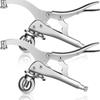 with Lock and Release Lever Drill Press Clamp 9 Inch Locking Pliers  Woodworking Holding