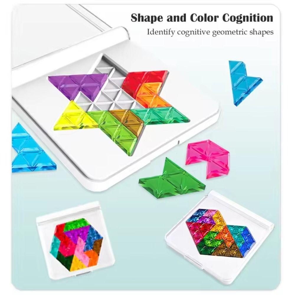 Logical Thinking Training Smart Clearance Tangram Toy Montessori Logical Puzzle Game  Gifts