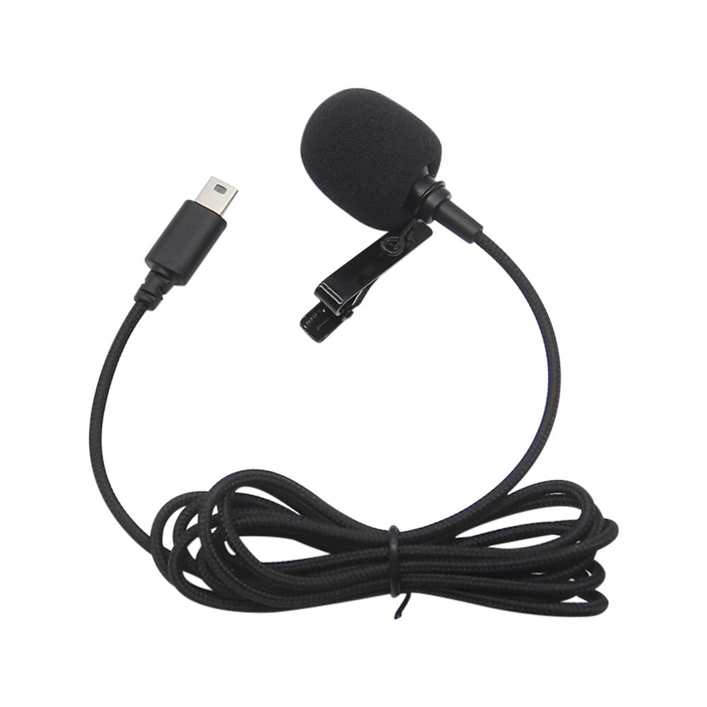 Mini USB Microphone Outdoor Sports DV Lavalier Mini USB External Microphone for GoPro Hero 3 3+ 4 Cameras Accessory 10pin 1.5m