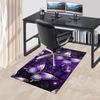 1PC Butterfly Purple Carpet Ultra Soft, Thick & Absorbent, Non Slip Machine Washable Mat for Entryway