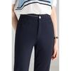 MengShuYa Women's High-Waist Anti-Wrinkle Cropped Flare Trousers