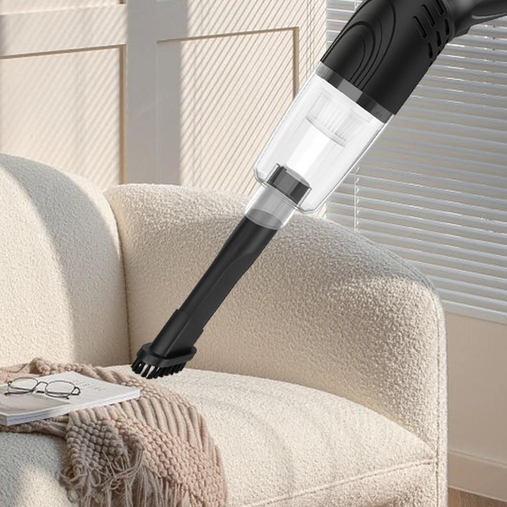 Kabelloser Mehrzwecksauger USB Wiederaufladbar Handstaubsauger mit Starker Saugkraft Drehbarer Griff für Zuhause Auto Tierhaare