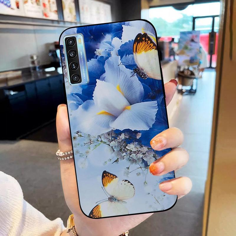 For TCL 20 20S 20L 20L+ Phone Case Soft Silicone Protector Cover For TCL 20L Plus Shell Funda 20 L S TPU Shockproof Coque
