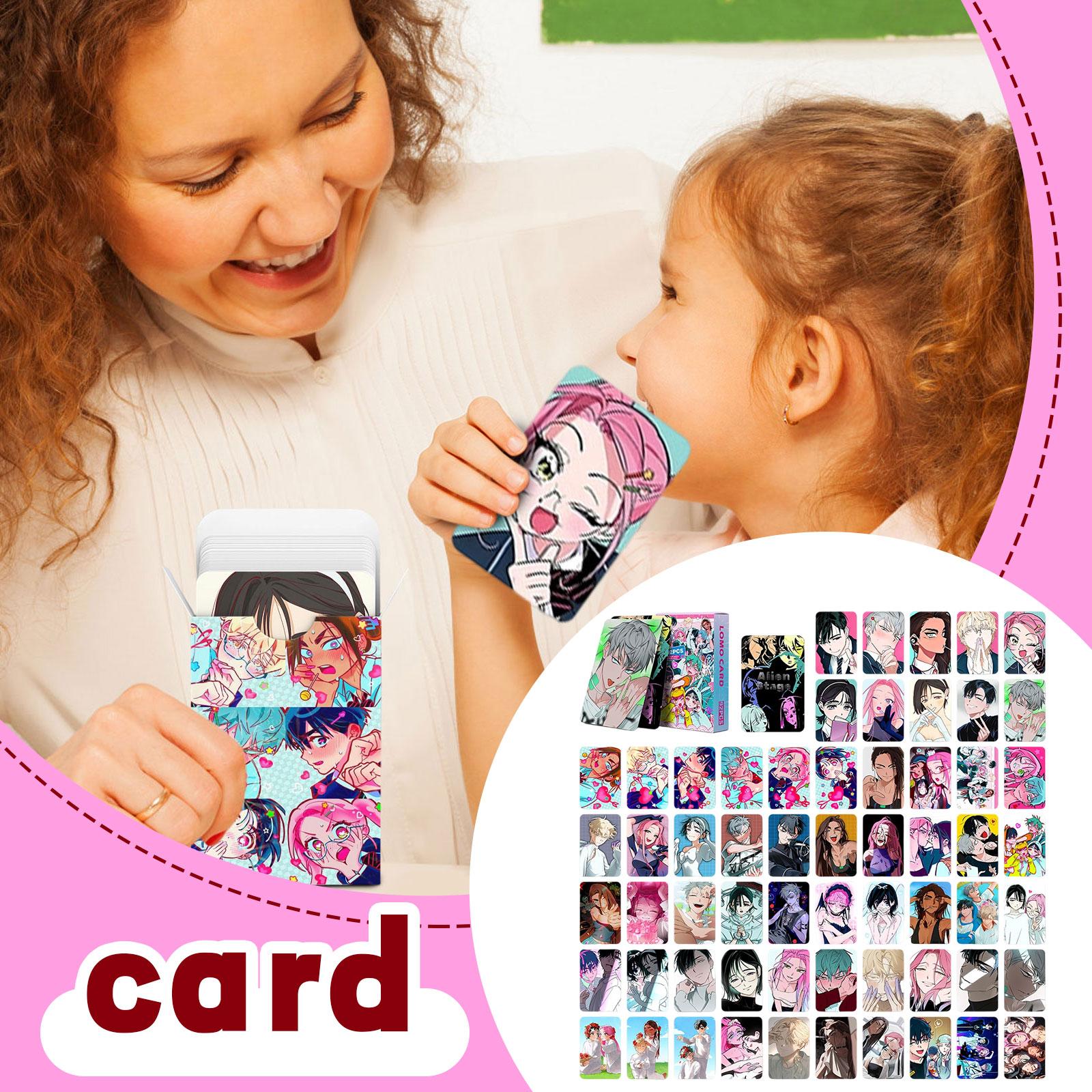 

92 Игровые карточки Аниме, Наклейки «Инопланетная сцена» One Size