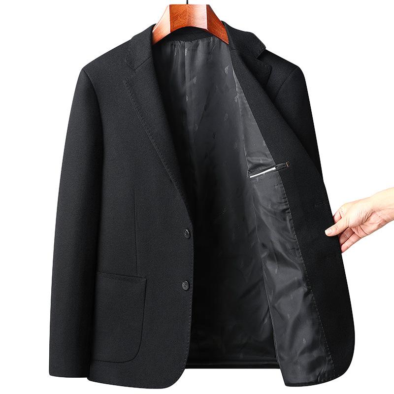 Осенне-зимний новый шерстяной костюм мужской повседневный маленький костюм мужской — фото 4