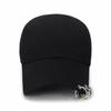 High Quality Outdoor Sports Dance Cap Hip Hop Show Cap Sun Cap Snapback Hat With Rings Baseball Hat
