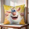 Cute FourbobBooba Cushion Cover Natural Linen Organic Fabric DoubleSided Printing Couch Pillow Covers Home Decor