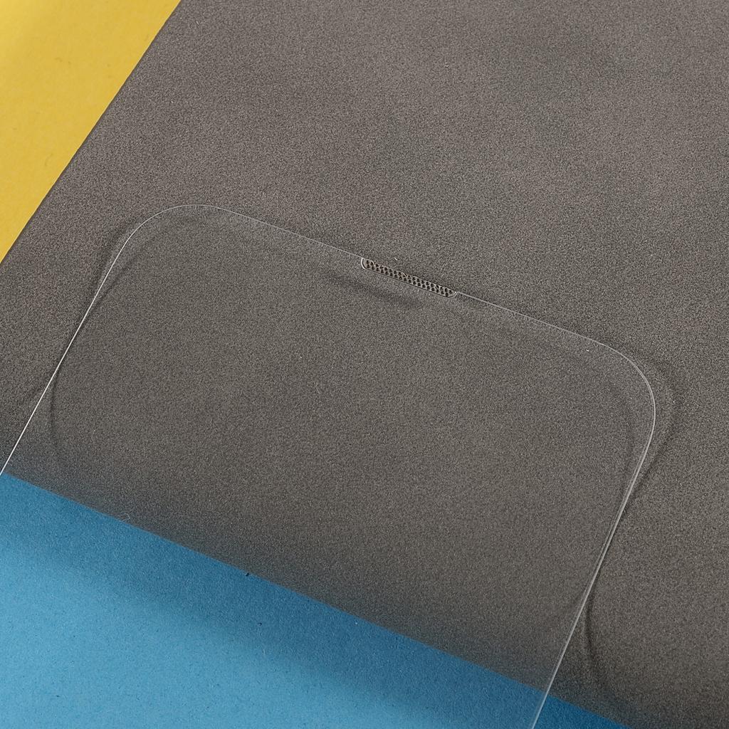 Ultraklare 0,25 mm Displayschutzfolie aus gehärtetem Glas mit staubdichtem Netz für iPhone 13/13 Pro/14