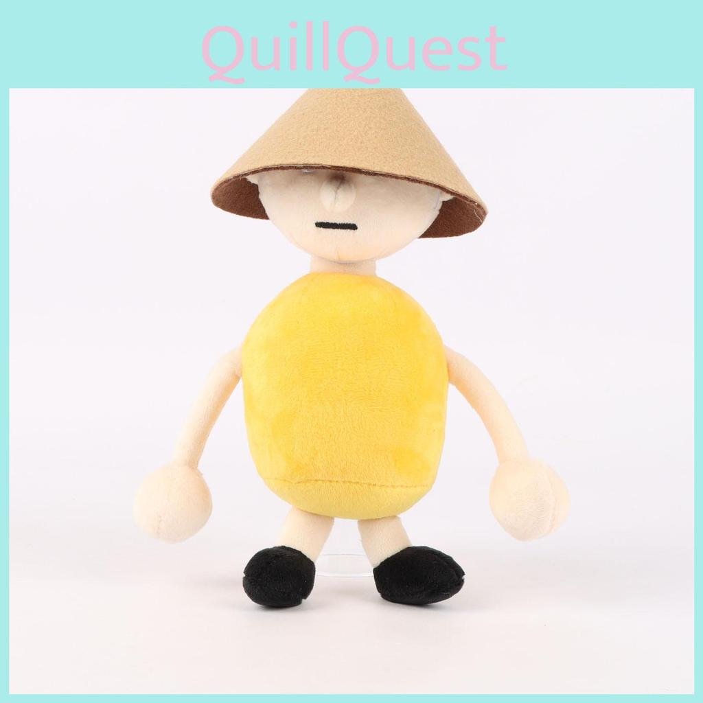 New Multiplayer Platform Golf Plush Toy Figure Cartoon Character Pp Cotton Short Plush Customized Yellow 25cm 0.09kg
