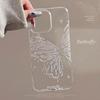 Creative Silver Butterfly Case for iPhone 17 iPhone 17 Pro Max