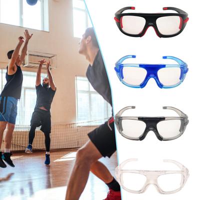 Basketball Glasses Wear-resistant Detachable Anti-Fog Resilient To Bending with Nose Pads Protective Impact-resistant Sports Dribble Basketball