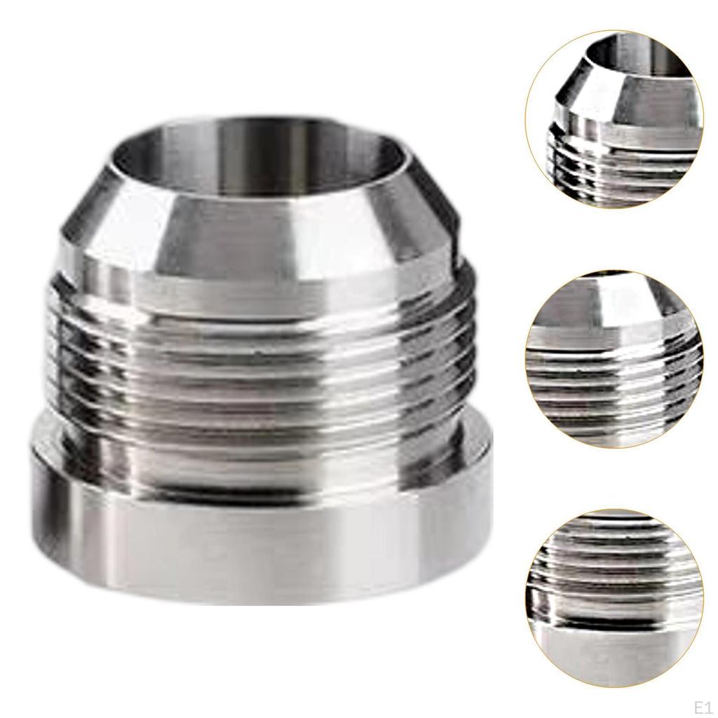 Aluminium Verschraubanschluss zum Anschweißen, Schweißbarer Adapteranschluss für Ölwannenventil